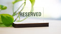 Stand Acrílico “Reserved” Personalizado