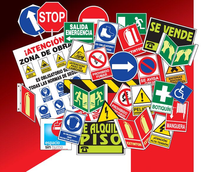 Señalética Interior y Exterior Certificada – ISO y NFPA 704